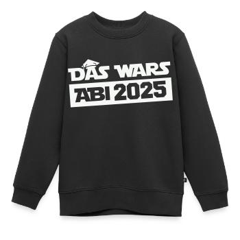 Abitur C’est tout 2025 - Sweat Premium enfant bio - noir - Devant - AI Model Kid Female (0cm)