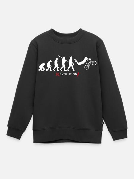 Revolution - Evolution Homme Fun Twist11 - Sweat Premium enfant bio - noir