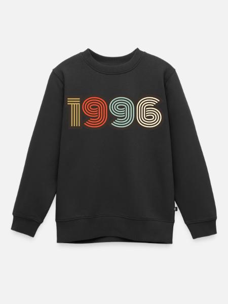 1996 rétro vintage - Sweat Premium enfant bio - noir