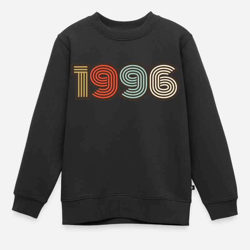 1996 rétro vintage - Sweat Premium enfant bio - noir