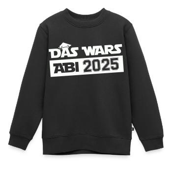 Abitur C’est tout 2025 - Sweat Premium enfant bio - noir - Devant - AI Model Kid Female (0cm)
