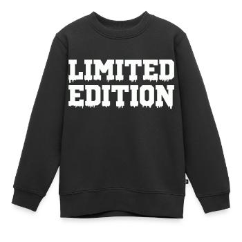 limited edition - Kinder Premium Organic Sweatshirt - Schwarz - Vorne - AI Model Kid Female (0cm)