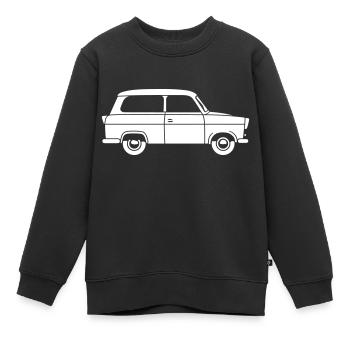  500 Kombi 1c - Kinder Premium Organic Sweatshirt - Schwarz - Vorne - AI Model Kid Female (0cm)