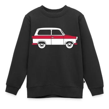  500 Kombi 2c - Kinder Premium Organic Sweatshirt - Schwarz - Vorne - AI Model Kid Female (0cm)
