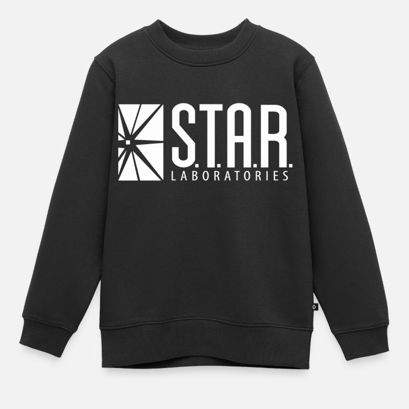 STAR Labs - Kinder Premium Organic Sweatshirt - Schwarz