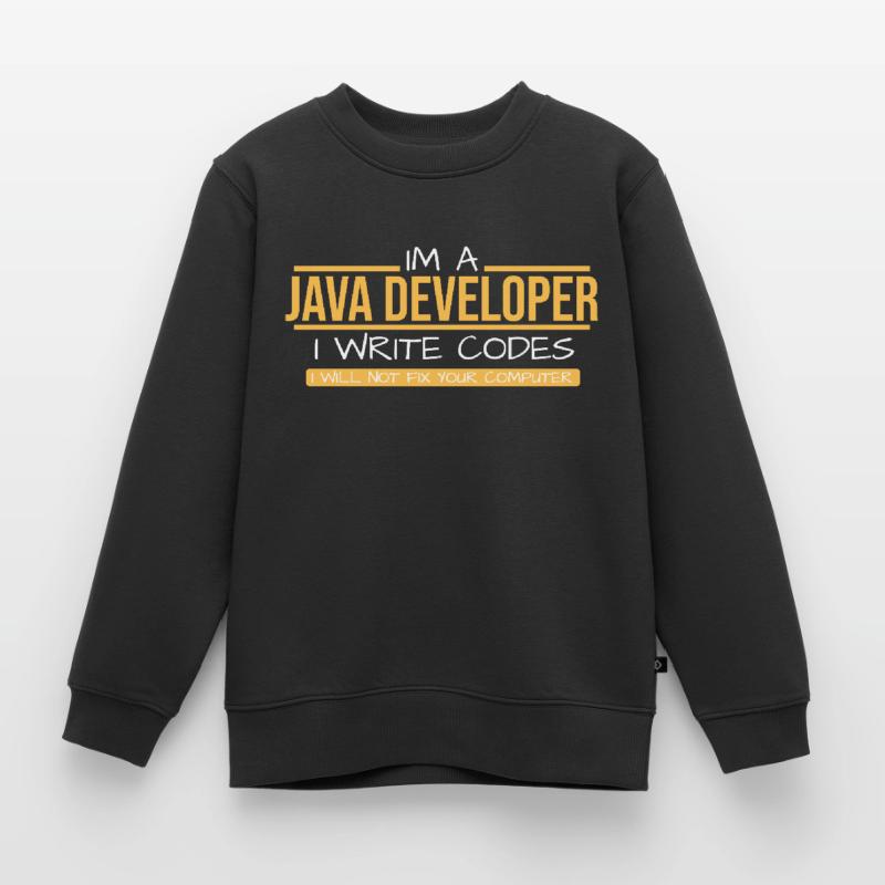 Java Developer Kinder Premium Organic Sweatshirt