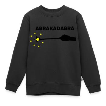 baguette abracadabra - Sweat Premium enfant bio - noir - Devant - AI Model Kid Female (0cm)