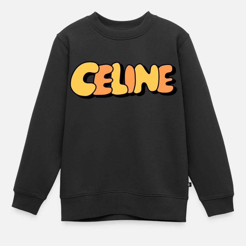 Celine - Kids Premium Organic Sweatshirt - black