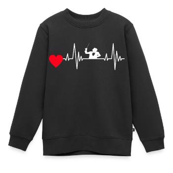 Dirigenten Dirigent Musik Dirigieren Geschenk - Kinder Premium Organic Sweatshirt - Schwarz - Vorne - AI Model Kid Female (0cm)