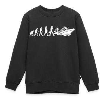 Kreuzfahrt - Kinder Premium Organic Sweatshirt - Schwarz - Vorne - AI Model Kid Female (0cm)