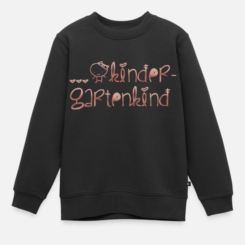 Kindergartenkind - Kinder Premium Organic Sweatshirt - Schwarz