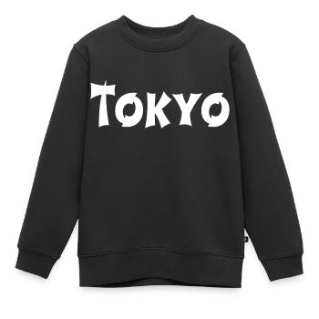 tokyo police asiatique Tokyo - Sweat Premium enfant bio - noir - Devant - AI Model Kid Female (0cm)