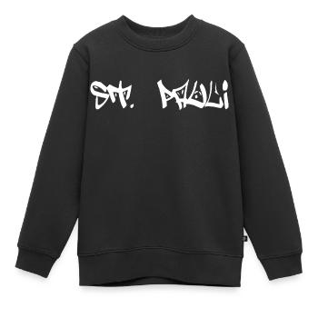 SAINT-PAULI - Sweat Premium enfant bio - noir - Devant - AI Model Kid Female (0cm)
