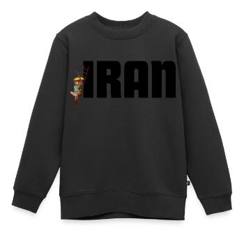 Iran - Persische Kunst - Kinder Premium Organic Sweatshirt - Schwarz - Vorne - AI Model Kid Female (0cm)