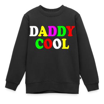 Daddy cool - Sweat Premium enfant bio - noir - Devant - AI Model Kid Female (0cm)