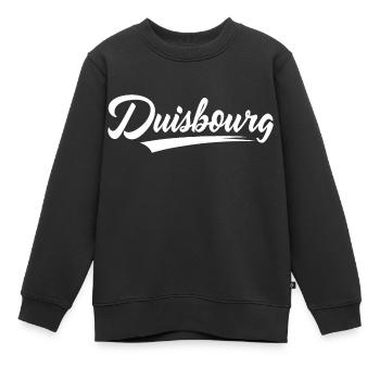 Duisbourg - Sweat Premium enfant bio - noir - Devant - AI Model Kid Female (0cm)