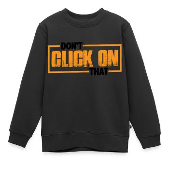 Ne cliquez pas dessus 7 - Sweat Premium enfant bio - noir - Devant - AI Model Kid Female (0cm)