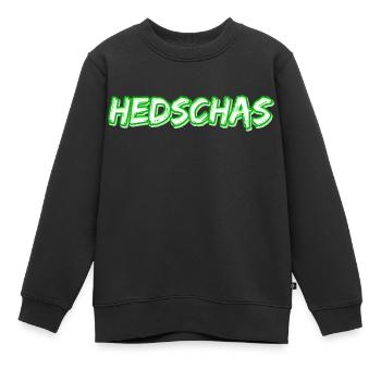 Hedschas als Trekking - Kinder Premium Organic Sweatshirt - Schwarz - Vorne - AI Model Kid Female (0cm)