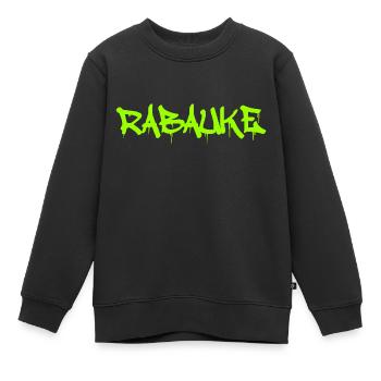 Rabauke - ungehobelter Mensch - ungezogenes Kind - Kinder Premium Organic Sweatshirt - Schwarz - Vorne - AI Model Kid Female (0cm)
