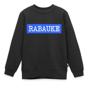 Rabauke - ungehobelter Mensch - ungezogenes Kind - Kinder Premium Organic Sweatshirt - Schwarz - Vorne - AI Model Kid Female (0cm)
