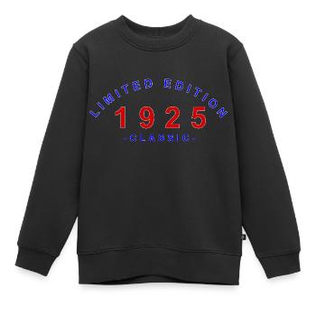 1925, Limited Edition - Kinder Premium Organic Sweatshirt - Schwarz - Vorne - AI Model Kid Female (0cm)