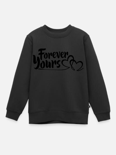 Bien à vous pour toujours - Sweat Premium enfant bio - noir