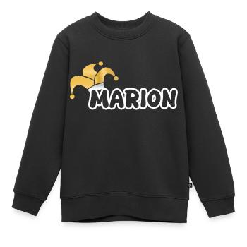 Carnaval Marion - Sweat Premium enfant bio - noir - Devant - AI Model Kid Female (0cm)