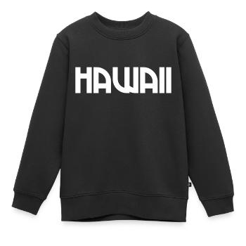 Hawaii - Honolulu - USA - America - Amerika - Kinder Premium Organic Sweatshirt - Schwarz - Vorne - AI Model Kid Female (0cm)