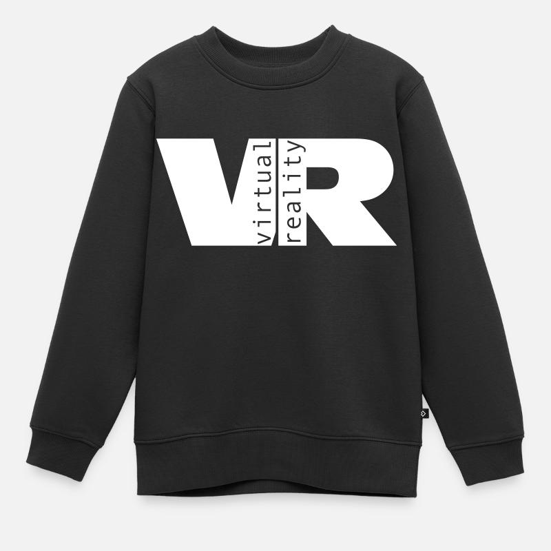 Réalité virtuelle - Sweat Premium enfant bio - noir