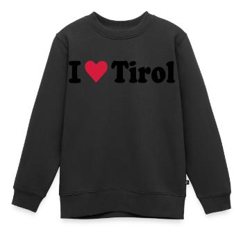 Tirol - Kinder Premium Organic Sweatshirt - Schwarz - Vorne - AI Model Kid Female (0cm)