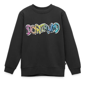 Dortmund Deutschland Stadt Graffiti Spray Sprayer - Kinder Premium Organic Sweatshirt - Schwarz - Vorne - AI Model Kid Female (0cm)