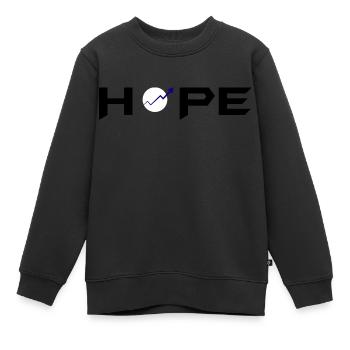 Trading de Bitcoin et d'actions cryptographiques - Sweat Premium enfant bio - noir - Devant - AI Model Kid Female (0cm)