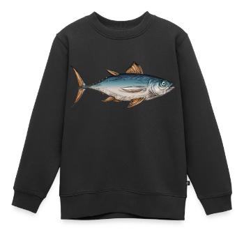Meerestiere - Kinder Premium Organic Sweatshirt - Schwarz - Vorne - AI Model Kid Female (0cm)