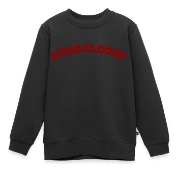 Dusseldorf - Sweat Premium enfant bio - noir - Devant - AI Model Kid Female (0cm)