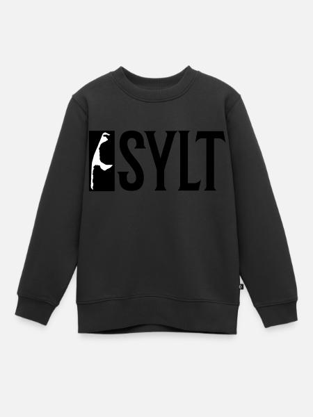 Sylt Urlaub - Kinder Premium Organic Sweatshirt - Schwarz