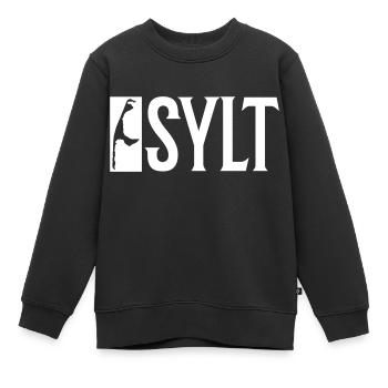 Sylt Insel - Kinder Premium Organic Sweatshirt - Schwarz - Vorne - AI Model Kid Female (0cm)
