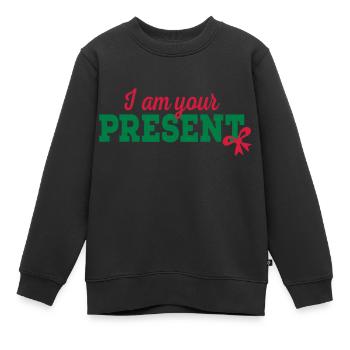 Christmas - Kinder Premium Organic Sweatshirt - Schwarz - Vorne - AI Model Kid Female (0cm)