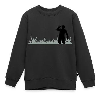 Sänger Band Fans - Kinder Premium Organic Sweatshirt - Schwarz - Vorne - AI Model Kid Female (0cm)