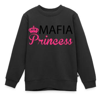 Mafia Princess - Kinder Premium Organic Sweatshirt - Schwarz - Vorne - AI Model Kid Female (0cm)