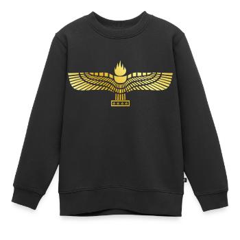 Suryoyo-Syrien - Kinder Premium Organic Sweatshirt - Schwarz - Vorne - AI Model Kid Female (0cm)