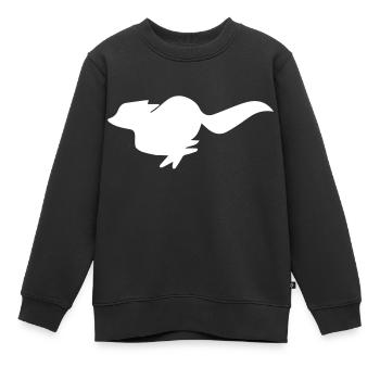 fuchs - Kinder Premium Organic Sweatshirt - Schwarz - Vorne - AI Model Kid Female (0cm)