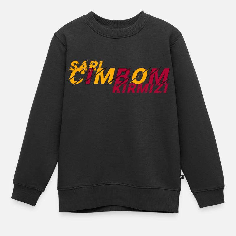 Cimbom - Kids Premium Organic Sweatshirt - black