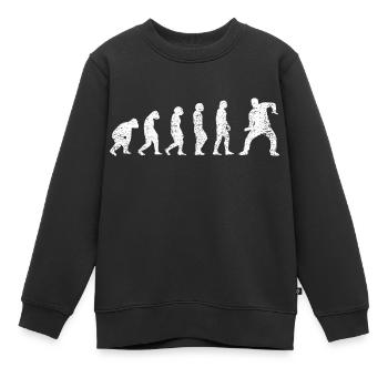 Breakdance Tänzer Tanzsport Geschenk Tanzen - Kinder Premium Organic Sweatshirt - Schwarz - Vorne - AI Model Kid Female (0cm)