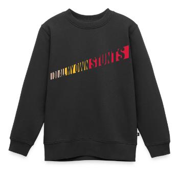 Toutes mes propres cascades - Sweat Premium enfant bio - noir - Devant - AI Model Kid Female (0cm)