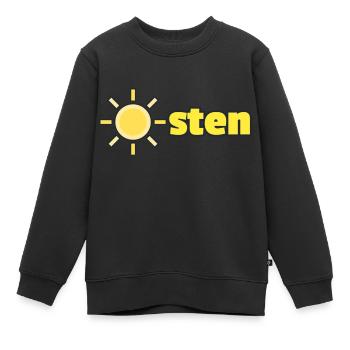 Osten - Kinder Premium Organic Sweatshirt - Schwarz - Vorne - AI Model Kid Female (0cm)
