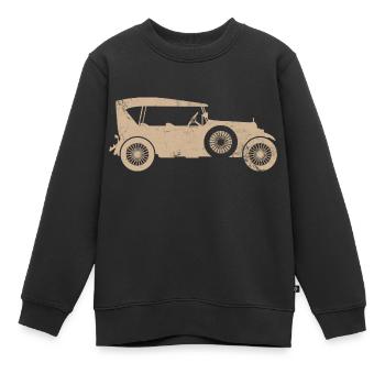 Ancienne voiture classique Design pour un fan de voiture ancienne - Sweat Premium enfant bio - noir - Devant - AI Model Kid Female (0cm)
