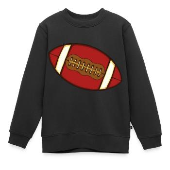 Ballsport - Kinder Premium Organic Sweatshirt - Schwarz - Vorne - AI Model Kid Female (0cm)