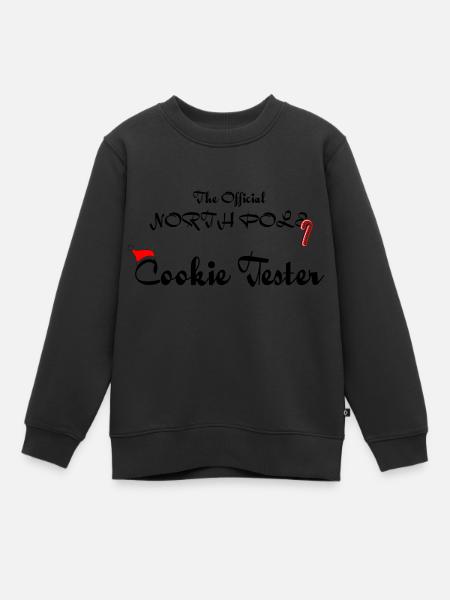 Testeur officiel de biscuits - Sweat Premium enfant bio - noir