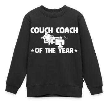Coach Character Builder Attitude - Kinder Premium Organic Sweatshirt - Schwarz - Vorne - AI Model Kid Female (0cm)
