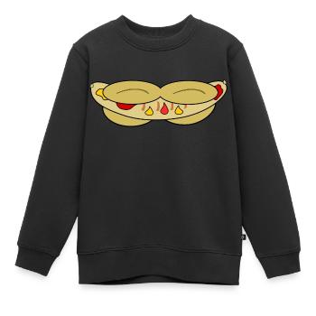 Bratwurst - Kinder Premium Organic Sweatshirt - Schwarz - Vorne - AI Model Kid Female (0cm)